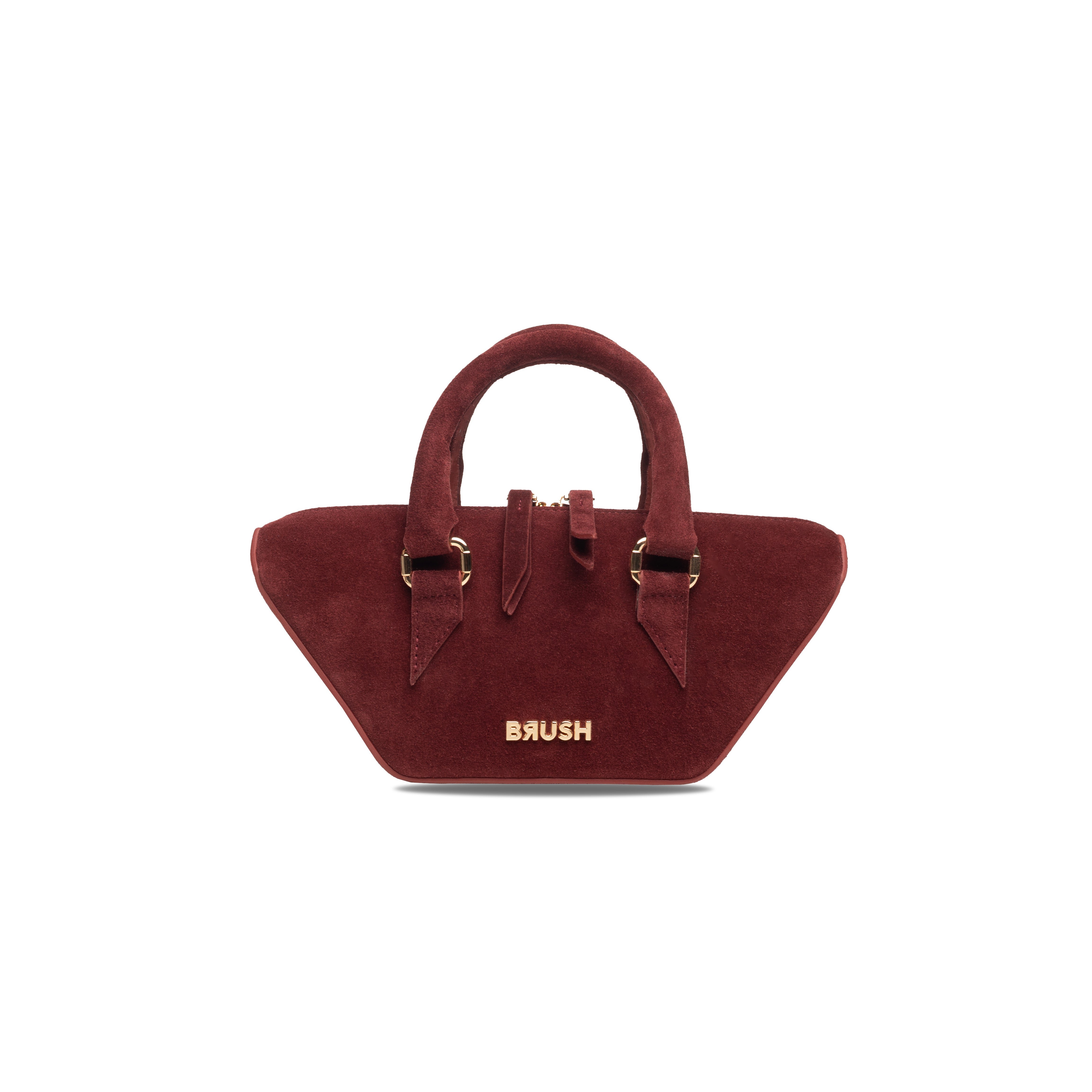 Bordeux Suede Baby Boat Bag