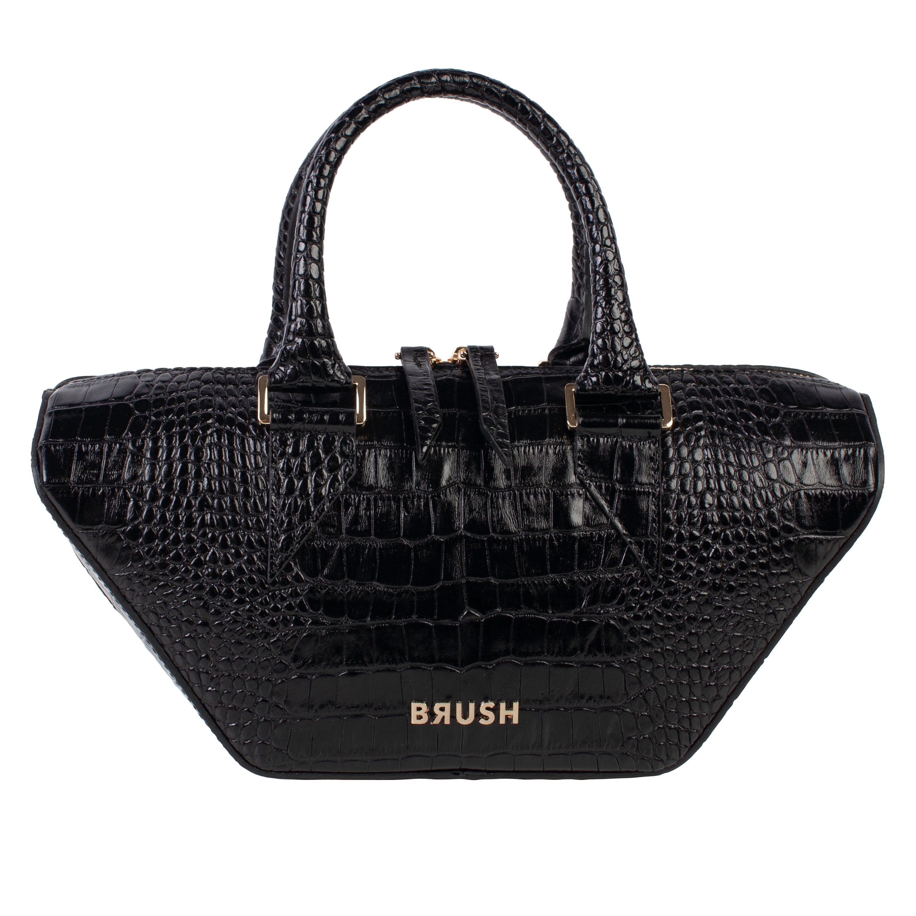 Croc Black Boat Bag