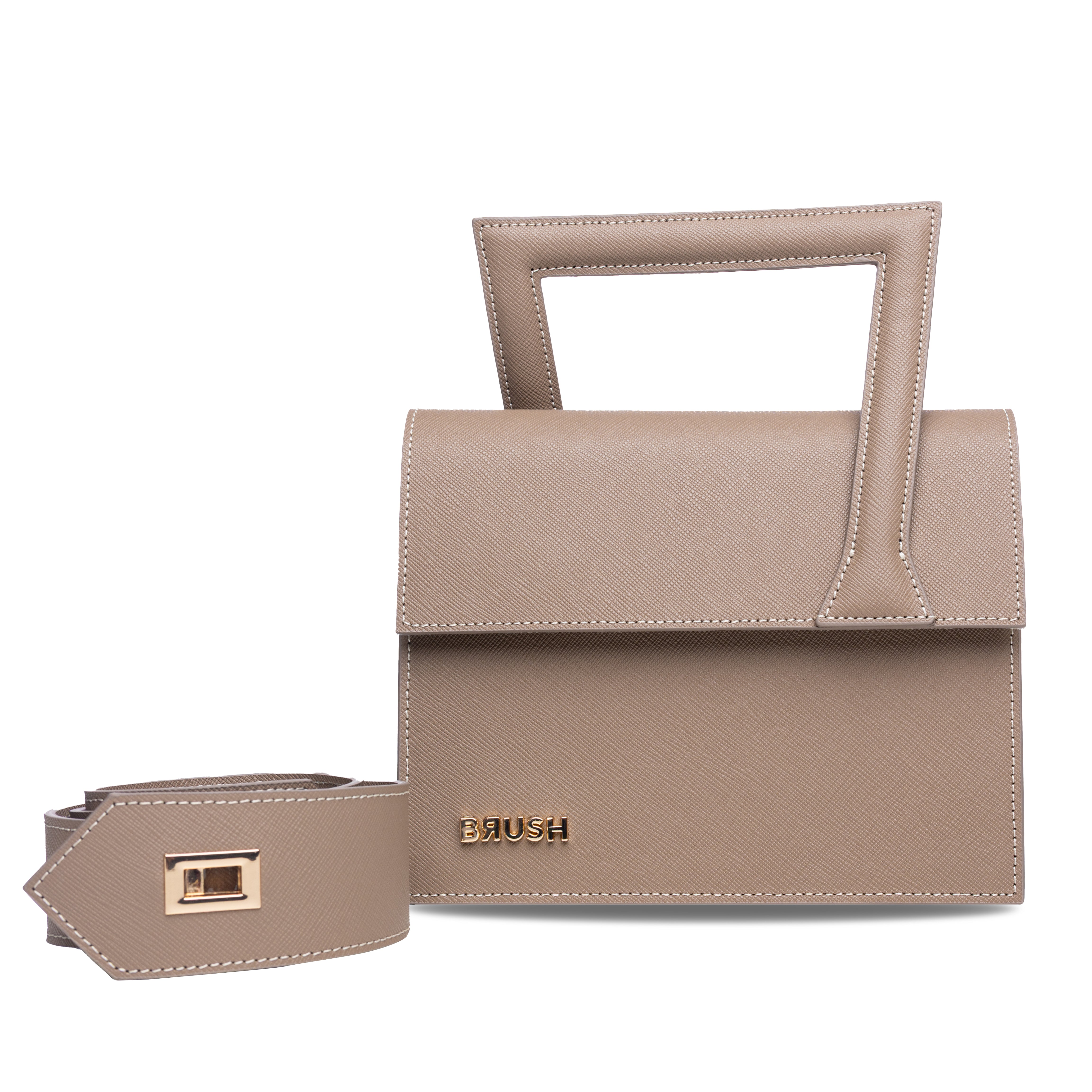 Frame Bag in Taupe