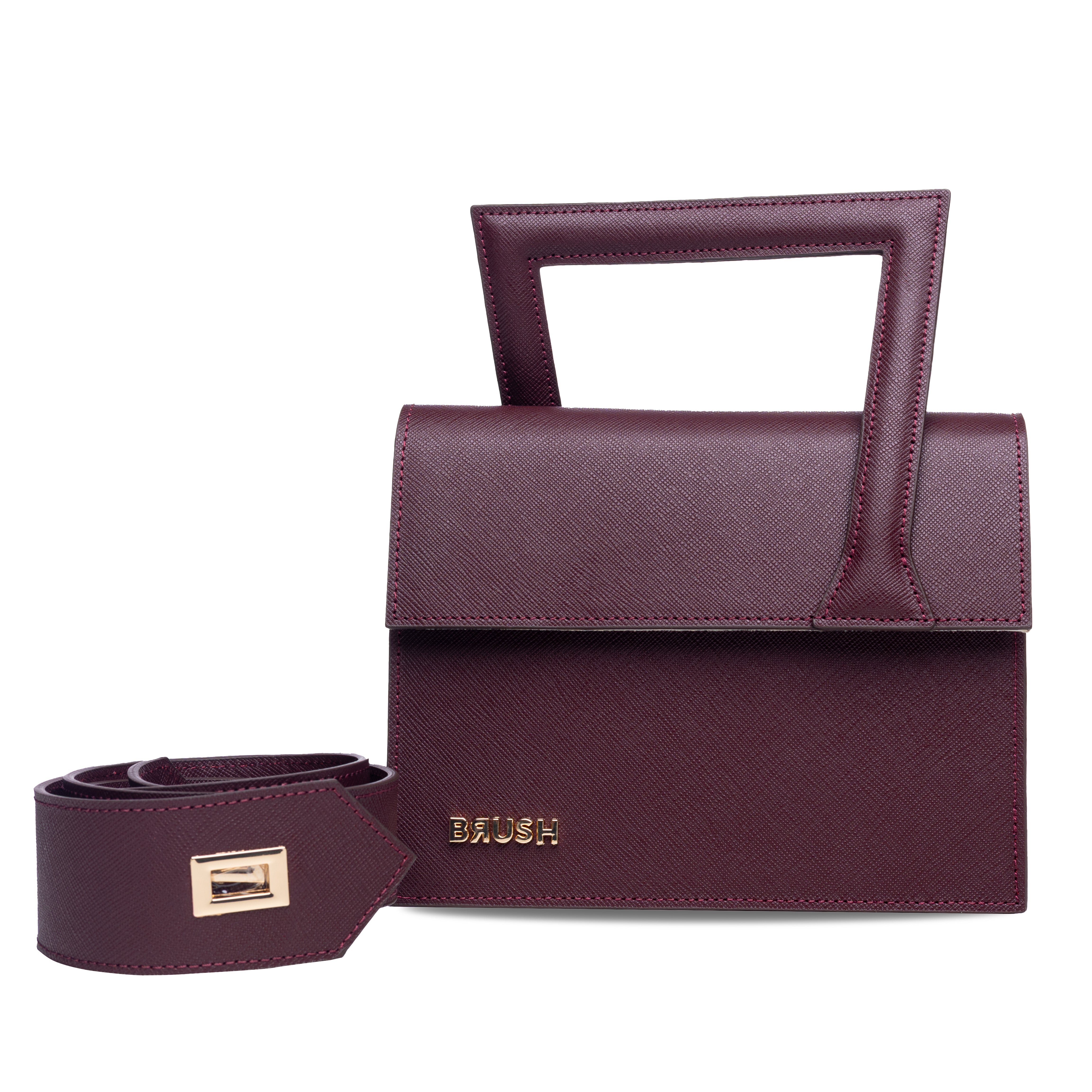 Frame Bag in Burgundy