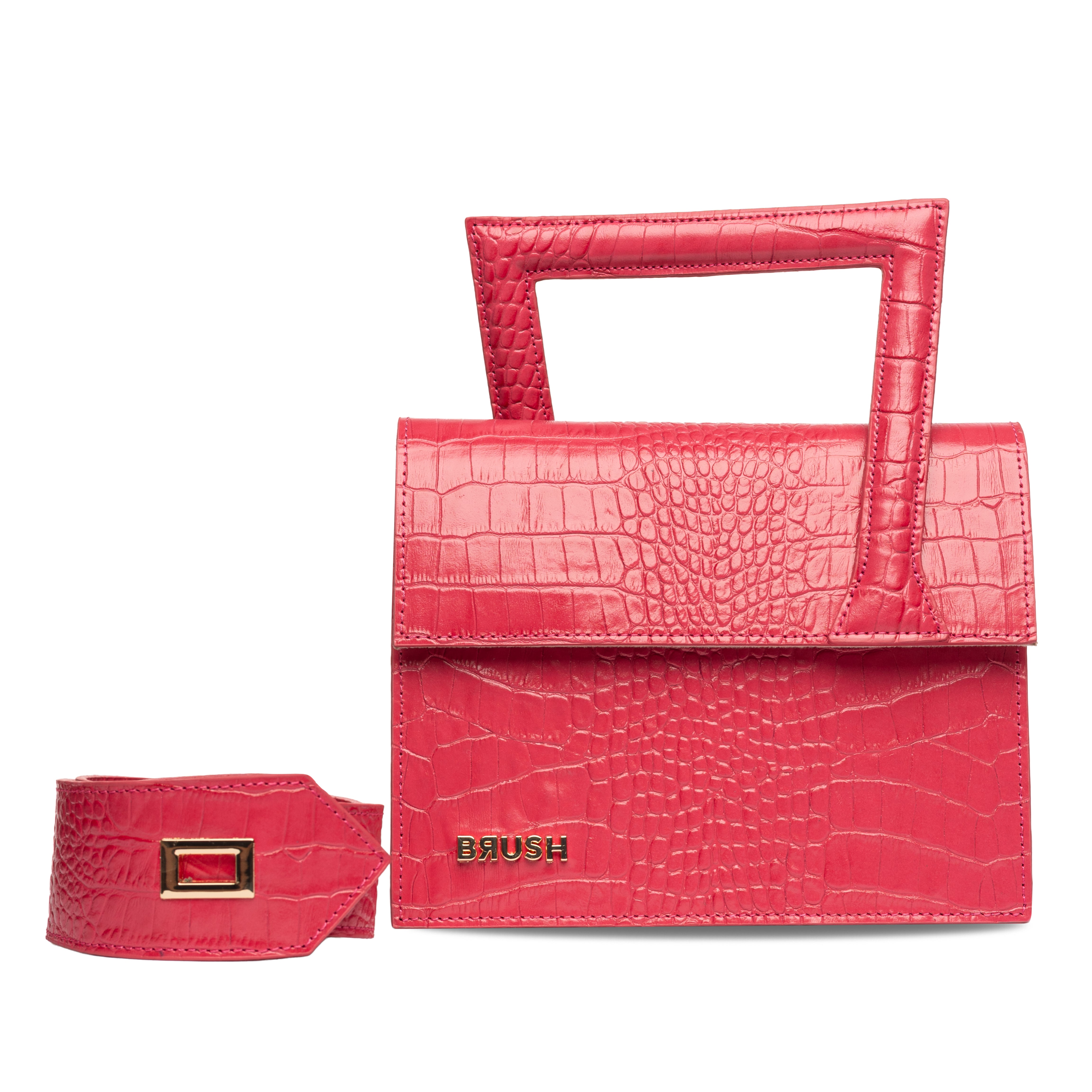 Frame Bag in Crock Pink
