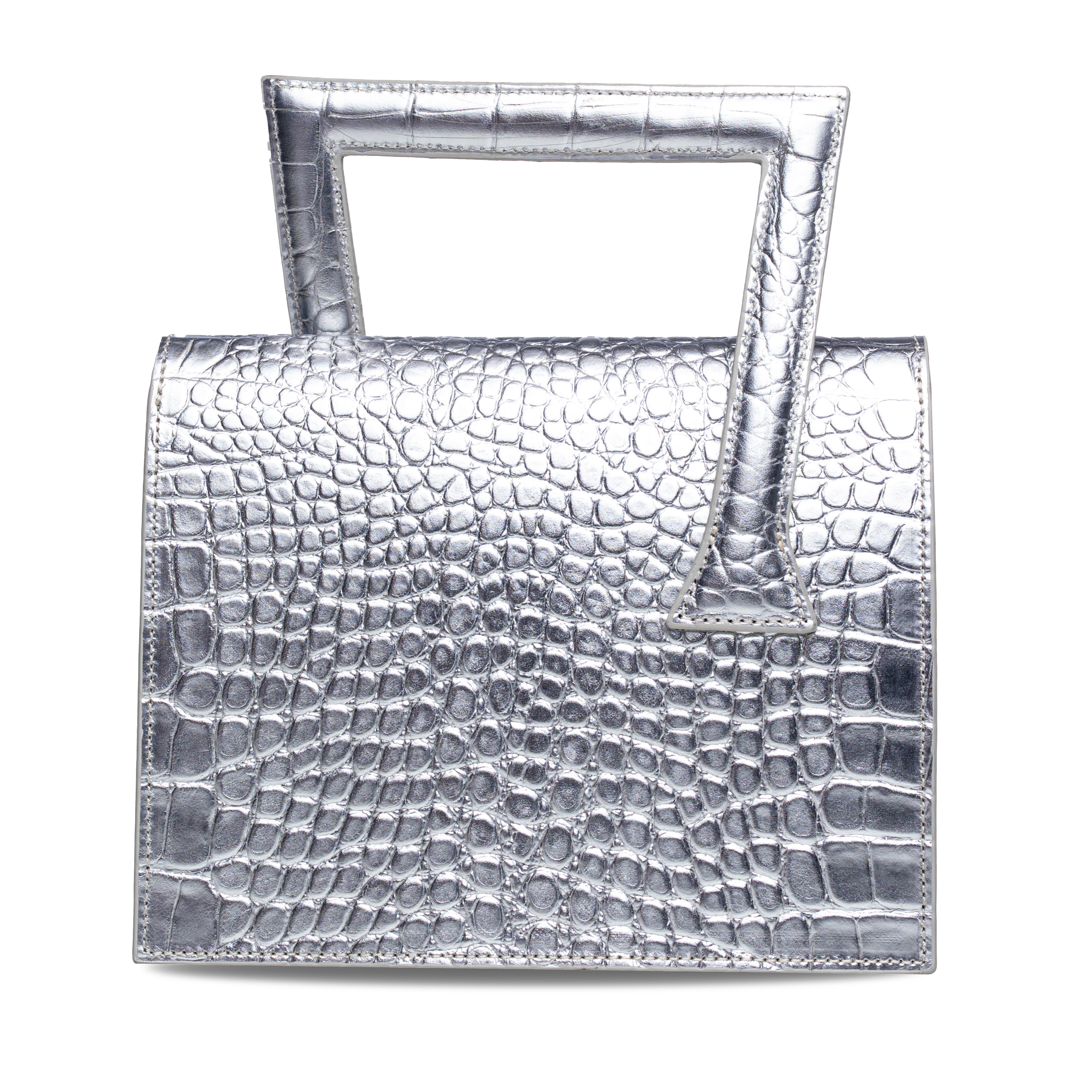 Frame Bag in Crock Silver