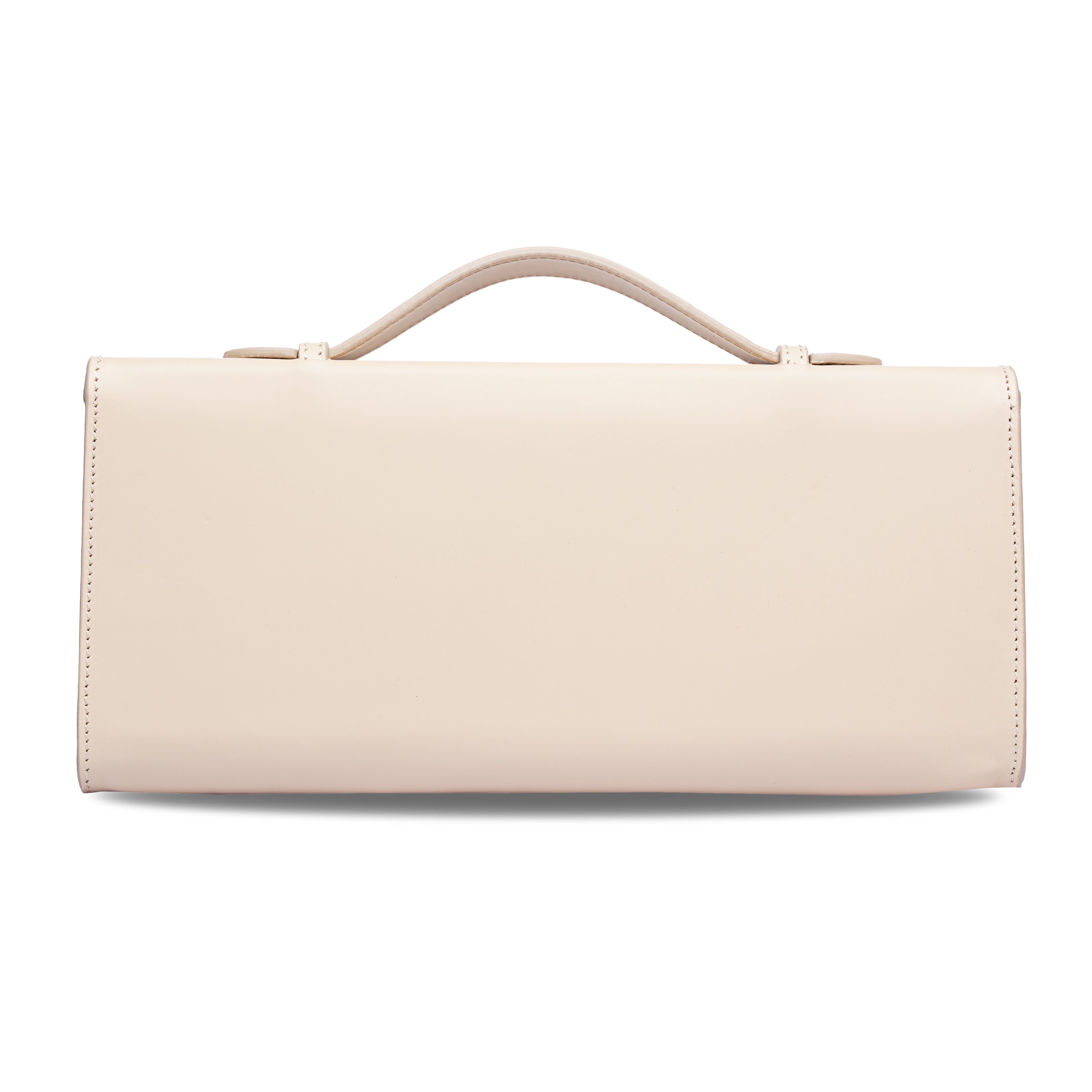 Melt Clutch Bag in Bej