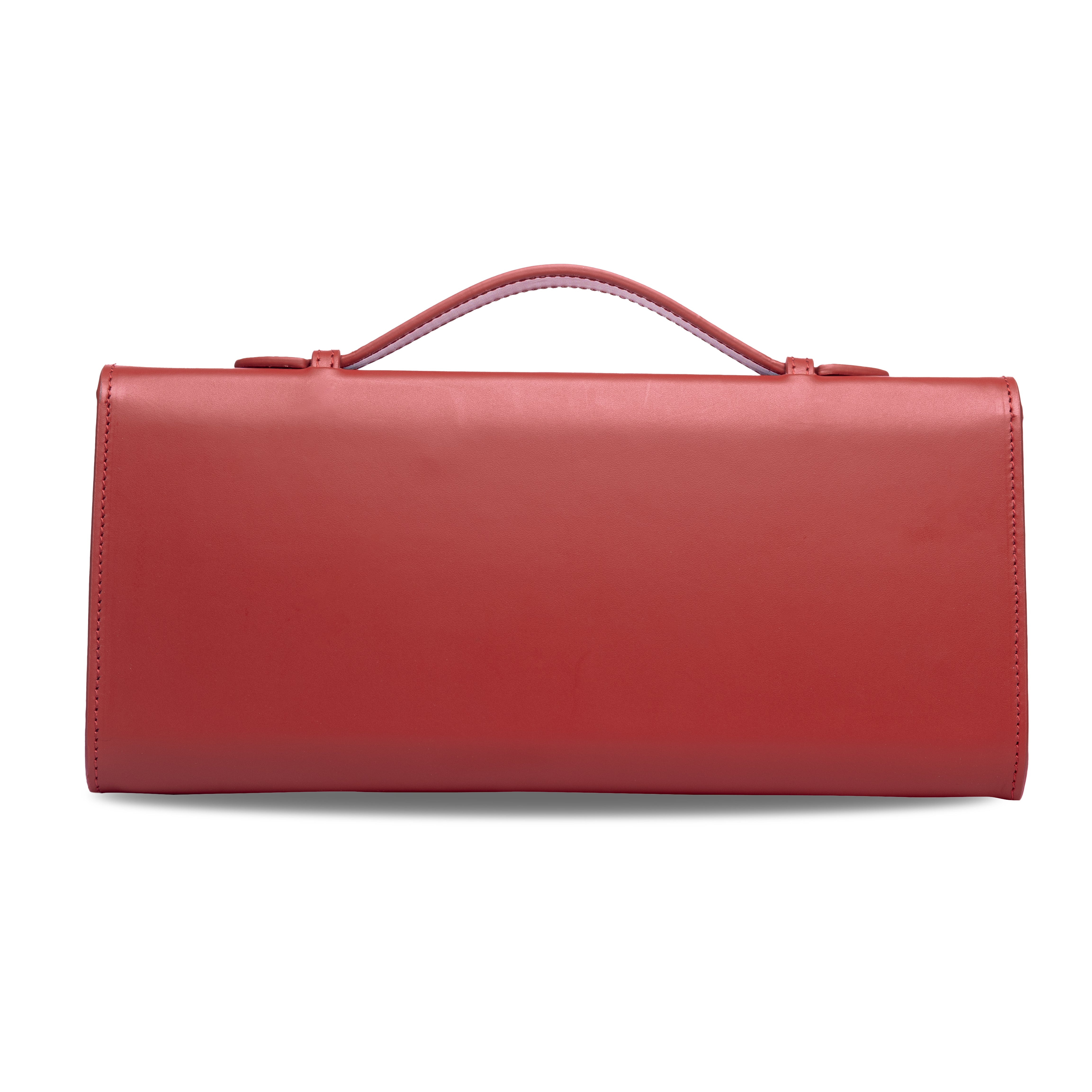 Melt Clutch Bag in Red