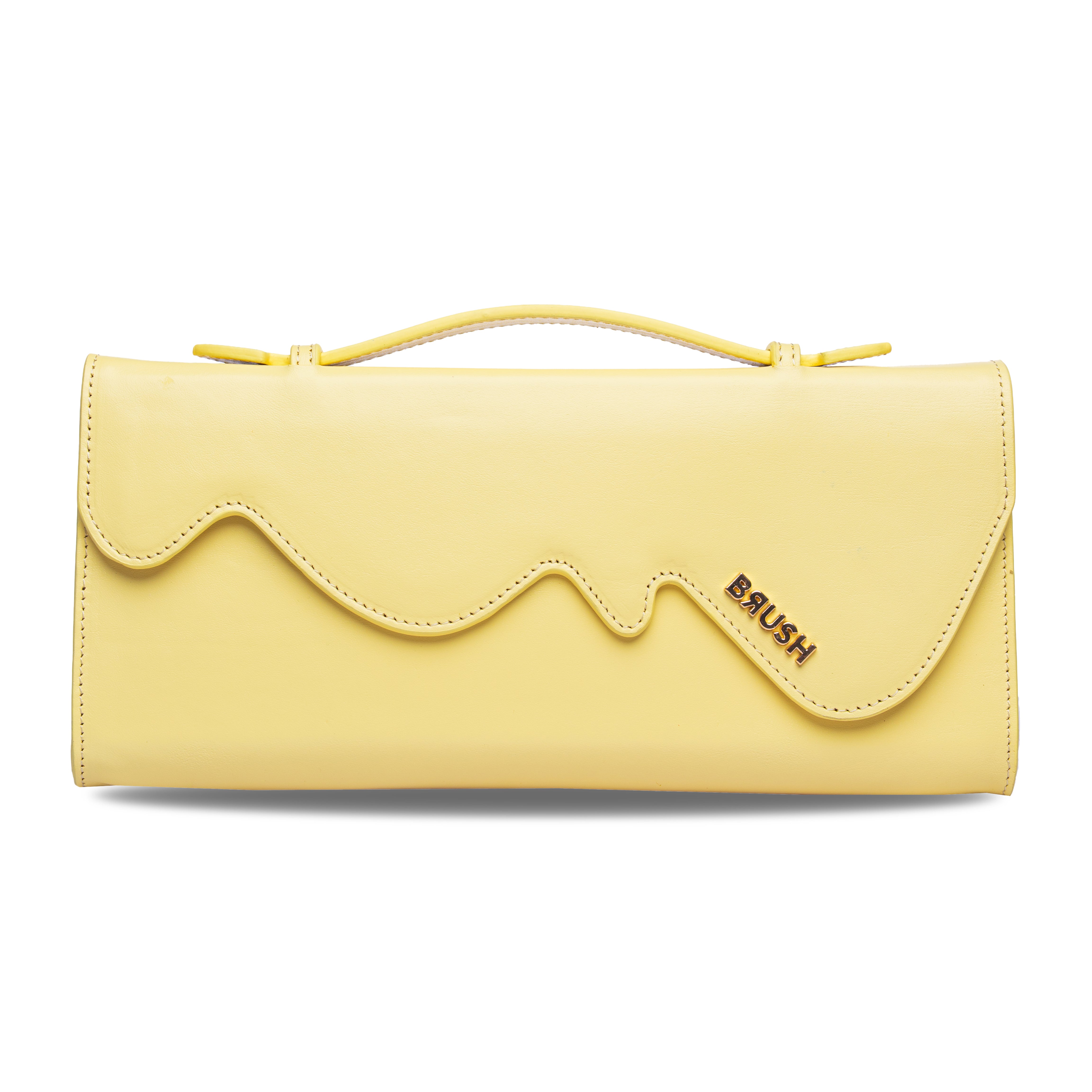 Melt Clutch Bag in Limon