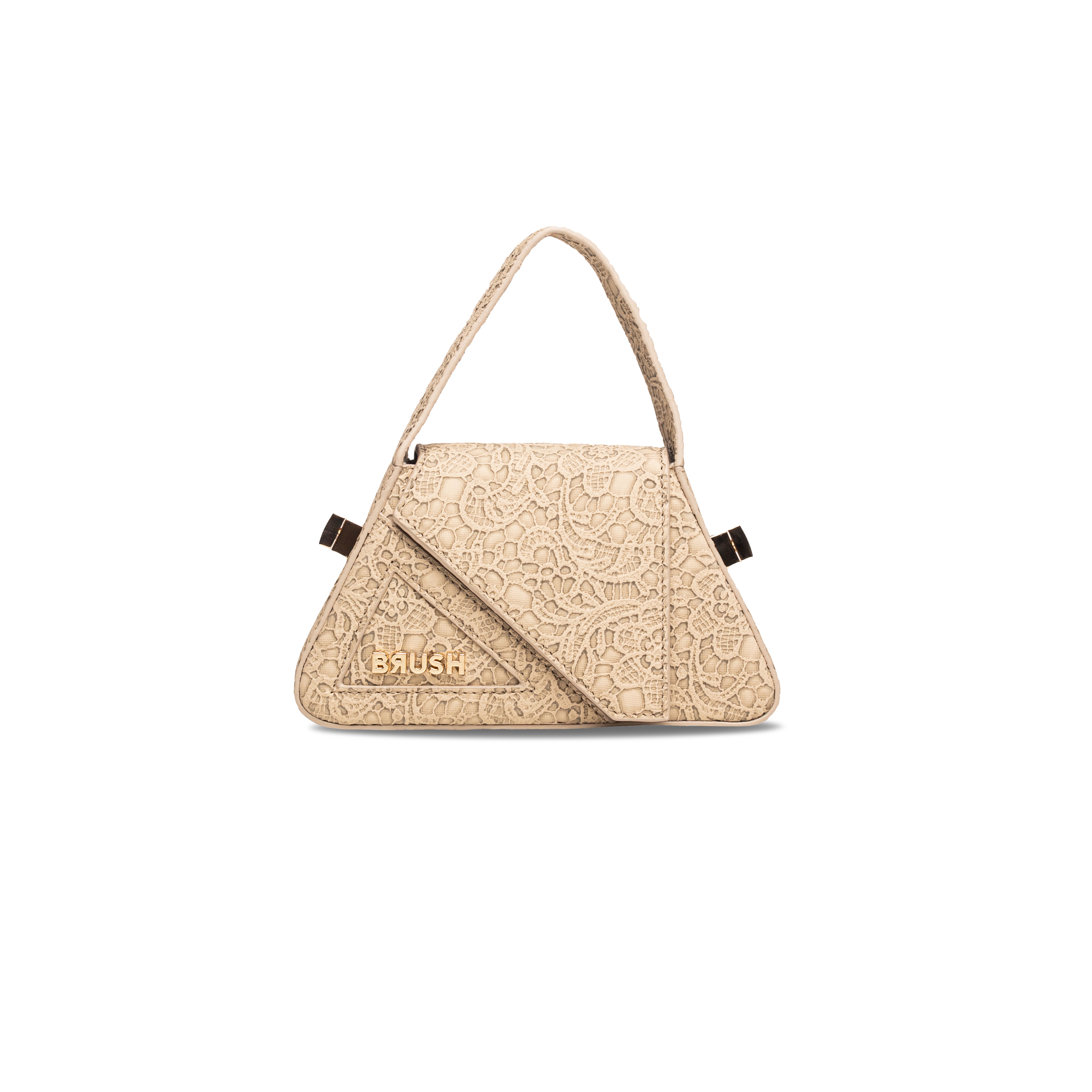 Lace Bej Micro Ruler Bag