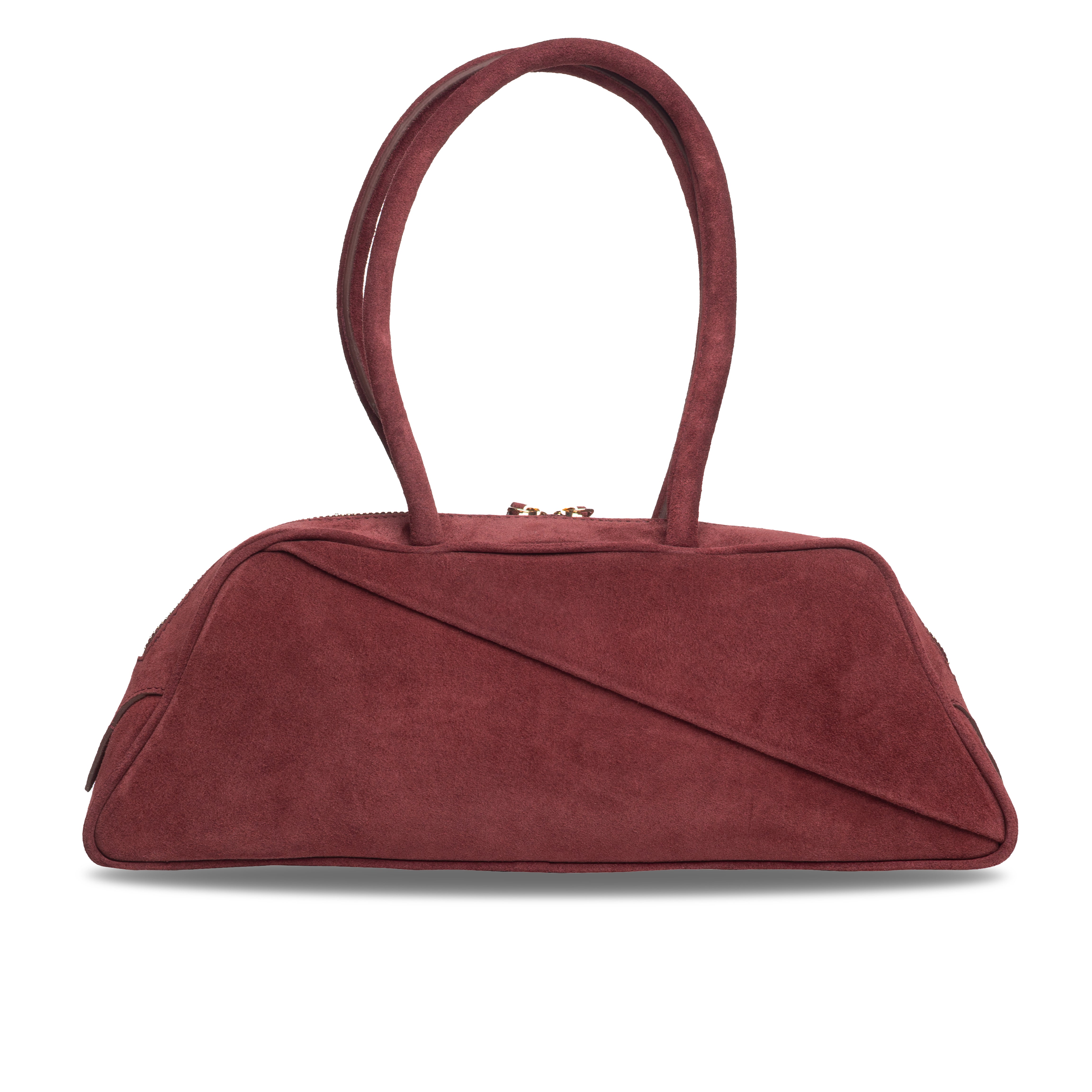Palette Bag in Burgundy Suede
