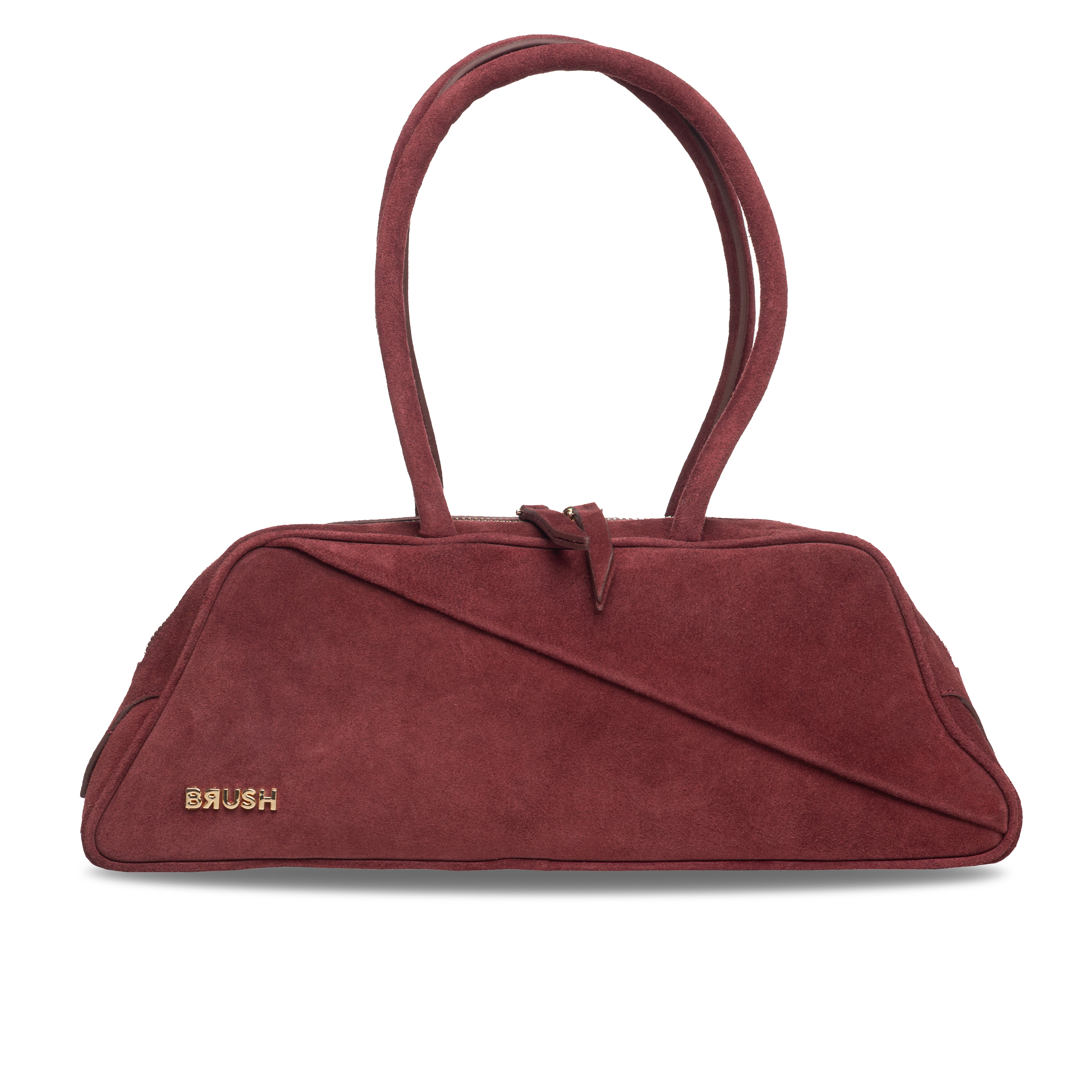 Palette Bag in Burgundy Suede