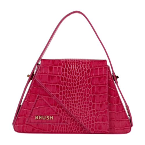 baby ruler handbag luxury hand bag crock pink leather